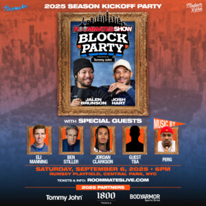 NYC’s Hottest Hoops Party Returns: Jalen Brunson & Josh Hart Bring the Roommates Block Party Presented by Tommy John Back to Central Park